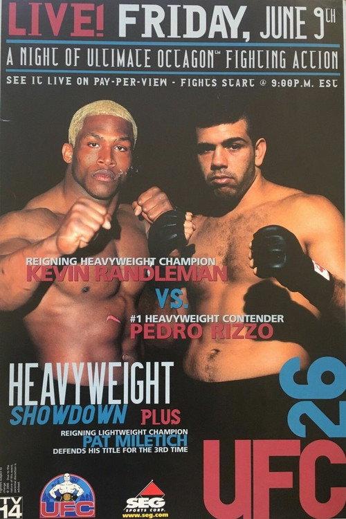 UFC 26: Ultimate Field Of Dreams 2000 official movie poster