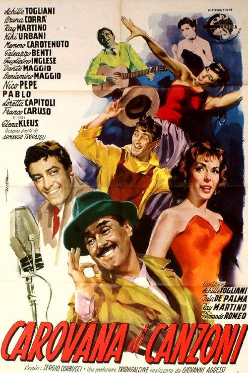 Caravan of songs 1955 official movie poster