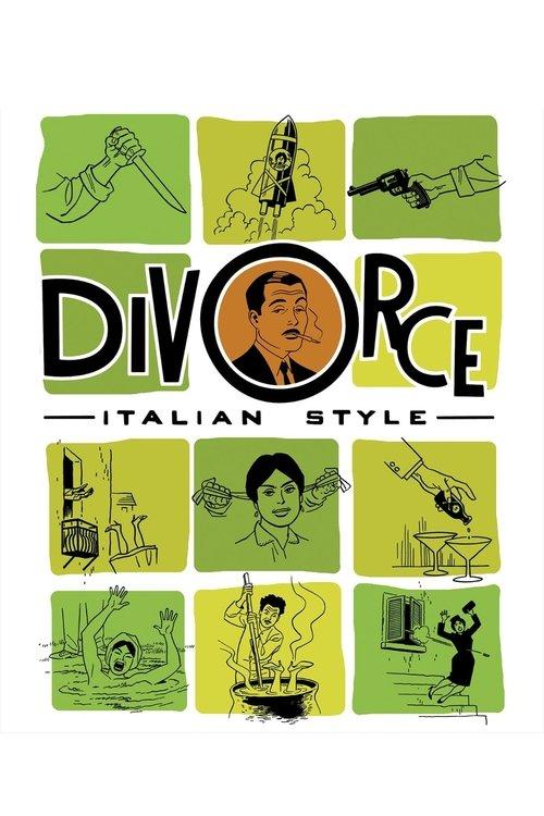 Divorce Italian Style 1961 official movie poster