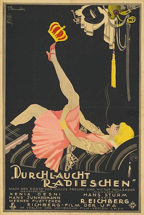 Durchlaucht Radieschen 1927 official movie poster