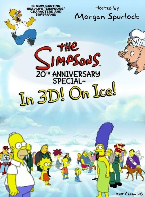 The Simpsons 20th Anniversary Special - In 3D! On Ice! 2010 official movie poster