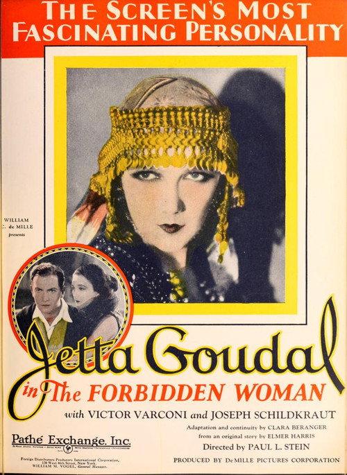 The Forbidden Woman 1927 official movie poster