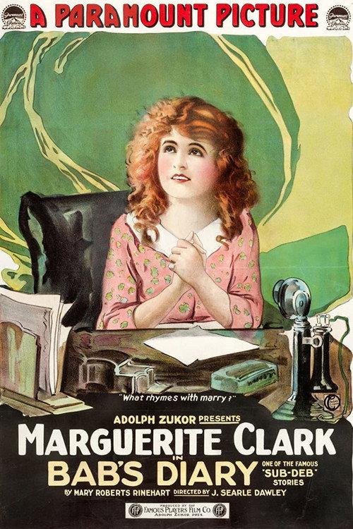 Bab's Diary 1917 official movie poster