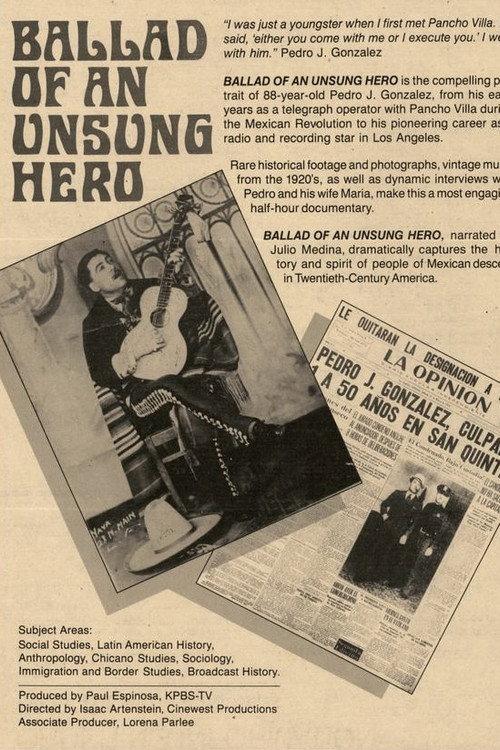 Ballad of an Unsung Hero 1983 official movie poster