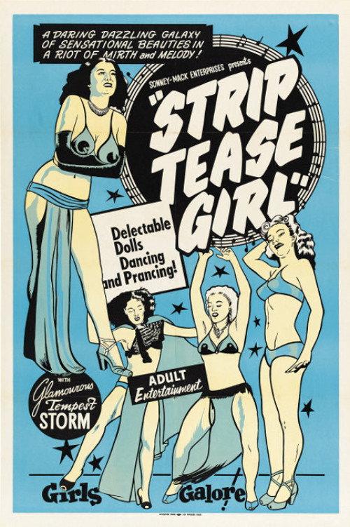 Strip Tease Girl 1952 official movie poster