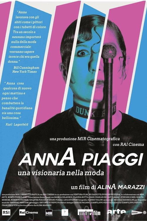 Anna Piaggi: Fashion Visionary 2016 official movie poster