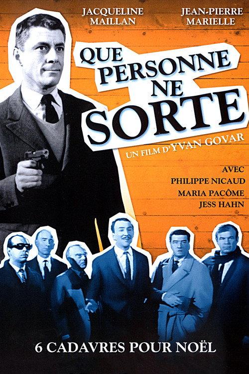 Que personne ne sorte 1964 official movie poster