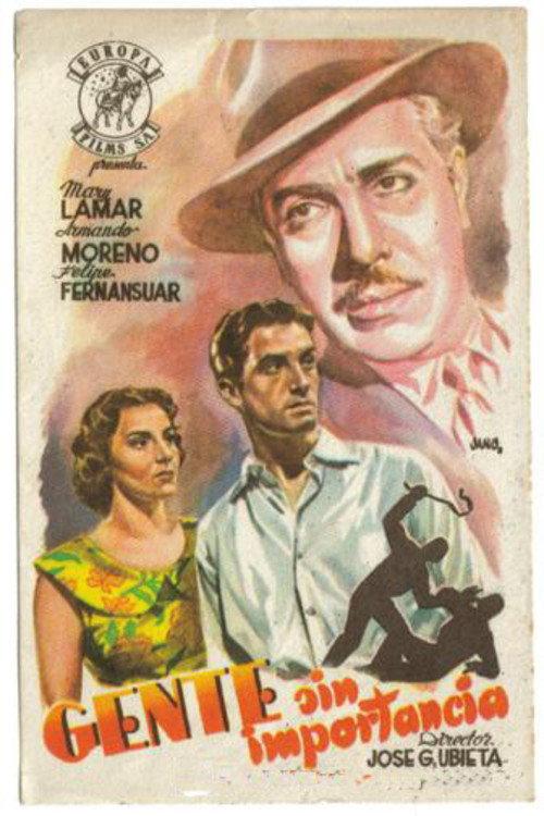 Gente sin importancia 1950 official movie poster