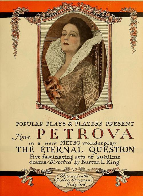 The Eternal Question 1916 official movie poster