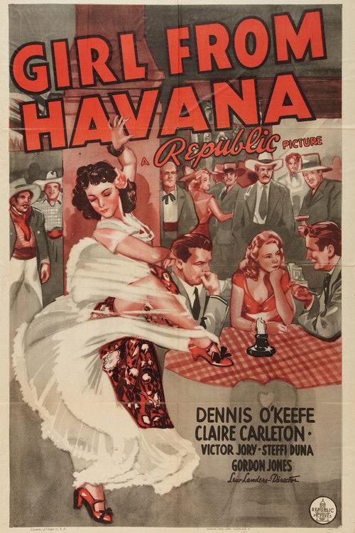 Girl from Havana 1940 official movie poster