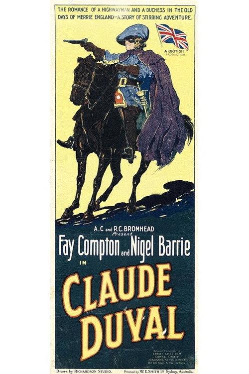 Claude Duval 1924 official movie poster