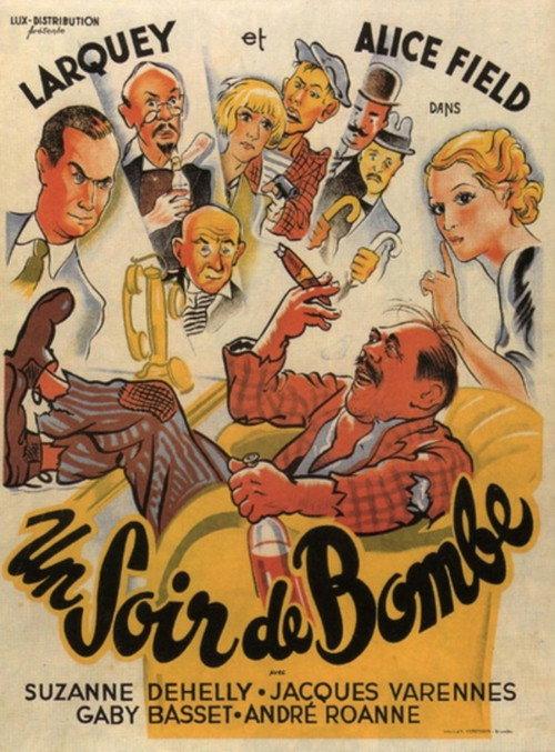 A Bombshell Night 1935 official movie poster