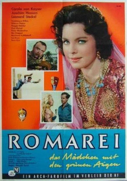 Romarei, the Girl with the Green Eyes 1958 official movie poster