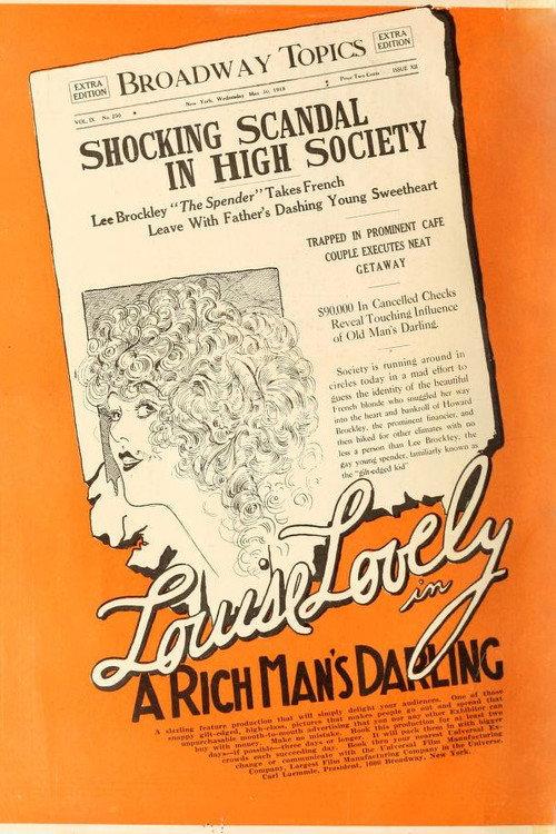 A Rich Man's Darling 1918 official movie poster