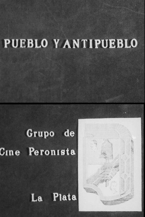 Pueblo y antipueblo 1972 official movie poster