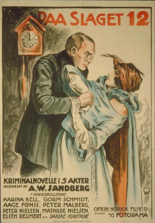On the Stroke of Midnight 1923 official movie poster