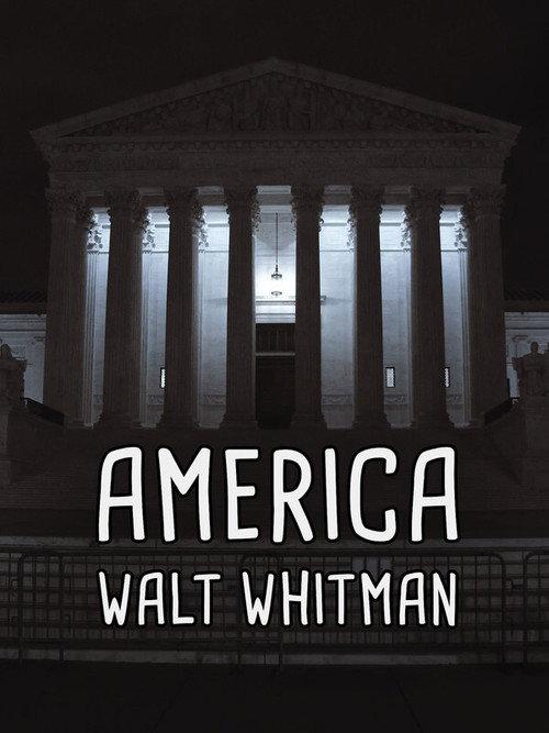 America - Walt Whitman 2018 official movie poster