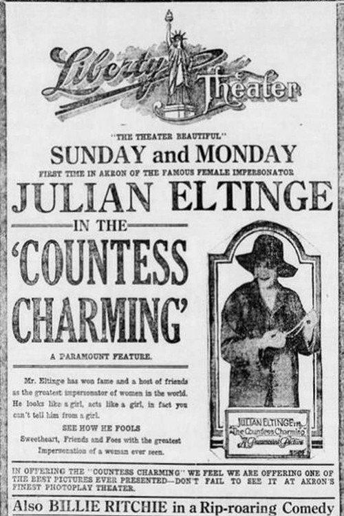 The Countess Charming 1917 official movie poster