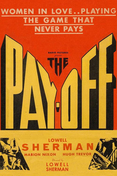 The Pay-Off 1930 official movie poster