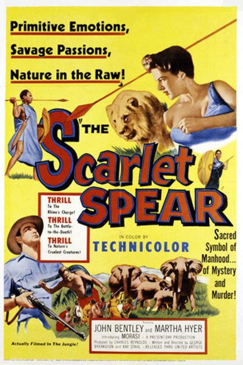 The Scarlet Spear 1954 official movie poster