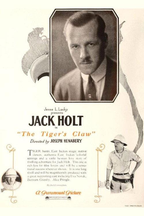 The Tiger's Claw 1923 official movie poster
