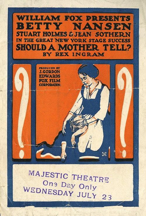 Should a Mother Tell 1915 official movie poster