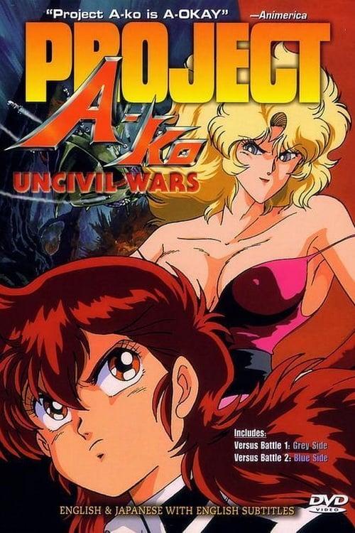 Project A-Ko Versus Battle 2: Blue Side 1990 official movie poster