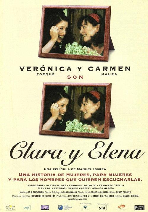 Clara y Elena 2001 official movie poster