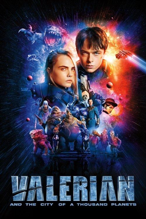 Valerian and the City of a Thousand Planets 2017 official movie poster