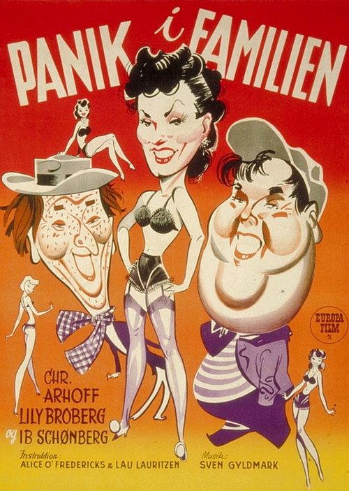 Panik i familien 1945 official movie poster