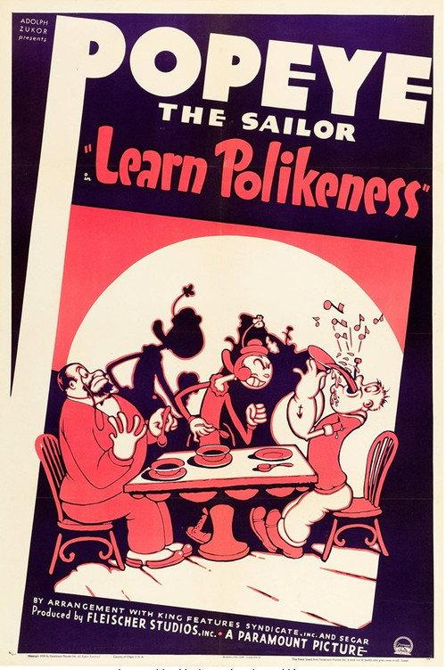 Learn Polikeness 1938 official movie poster