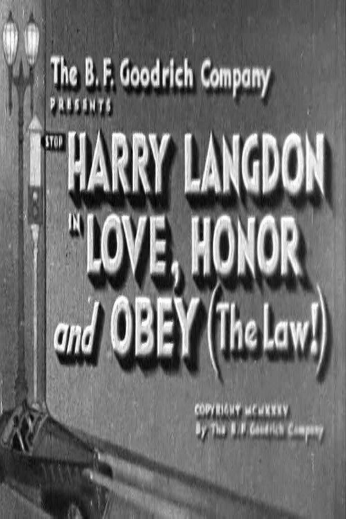 Love, Honor and Obey (the Law!) 1935 official movie poster