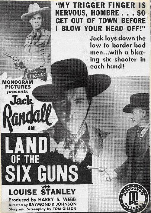 Land of the Six Guns 1940 official movie poster