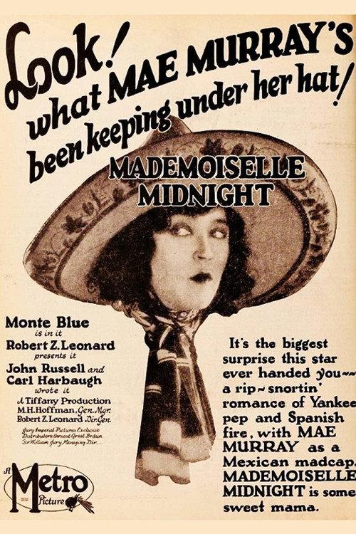 Mademoiselle Midnight 1924 official movie poster