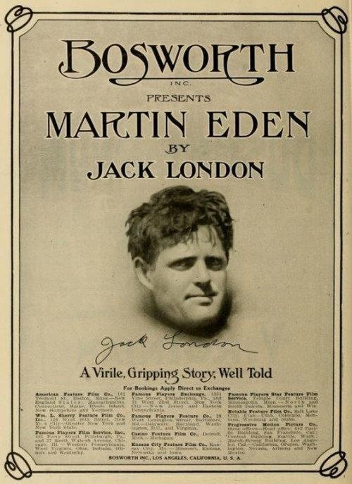 Martin Eden 1914 official movie poster
