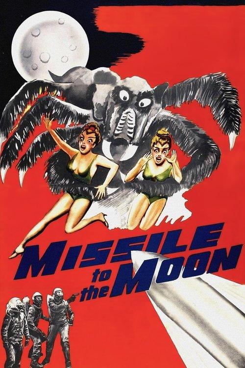 Missile to the Moon 1958 official movie poster