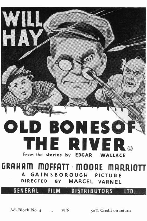 Old Bones of the River 1938 official movie poster
