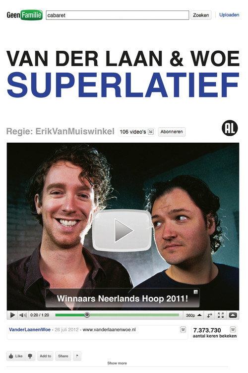 Van der Laan & Woe: Superlatief 2012 official movie poster