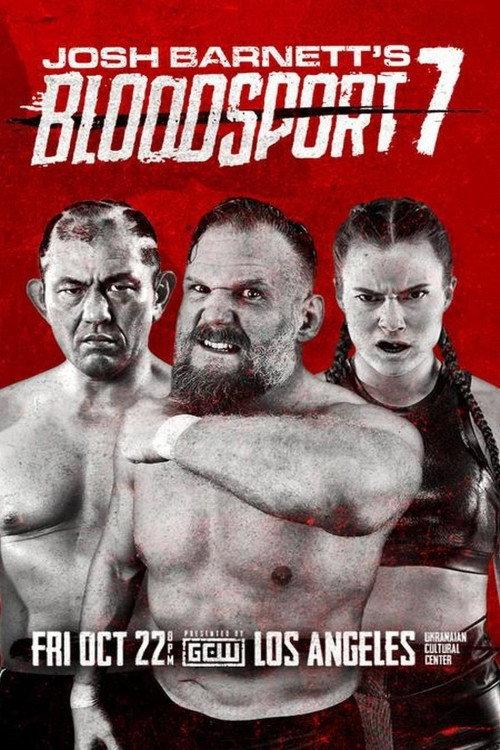 GCW Josh Barnett's Bloodsport 7 2021 official movie poster