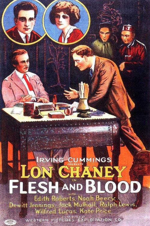 Flesh and Blood 1922 official movie poster