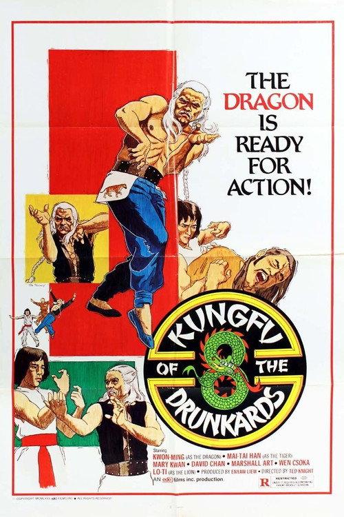 Kung Fu of 8 Drunkards 1980 official movie poster