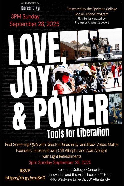 Love, Joy & Power: Tools for Liberation 2025 official movie poster