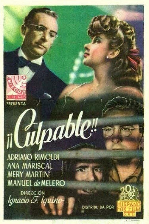 ¡Culpable! 1945 official movie poster