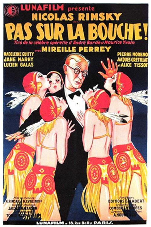 Not on the mouth 1931 official movie poster