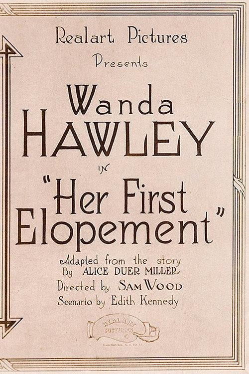 Her First Elopement 1920 official movie poster