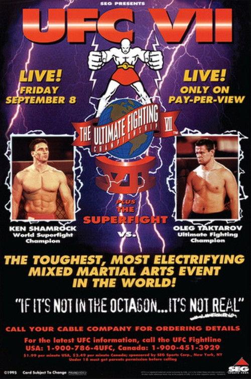 UFC 7: The Brawl in Buffalo 1995 official movie poster