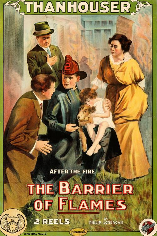 The Barrier of Flames 1914 official movie poster