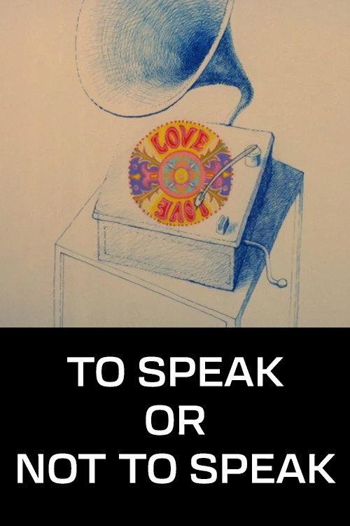 To Speak or Not to Speak 1972 official movie poster
