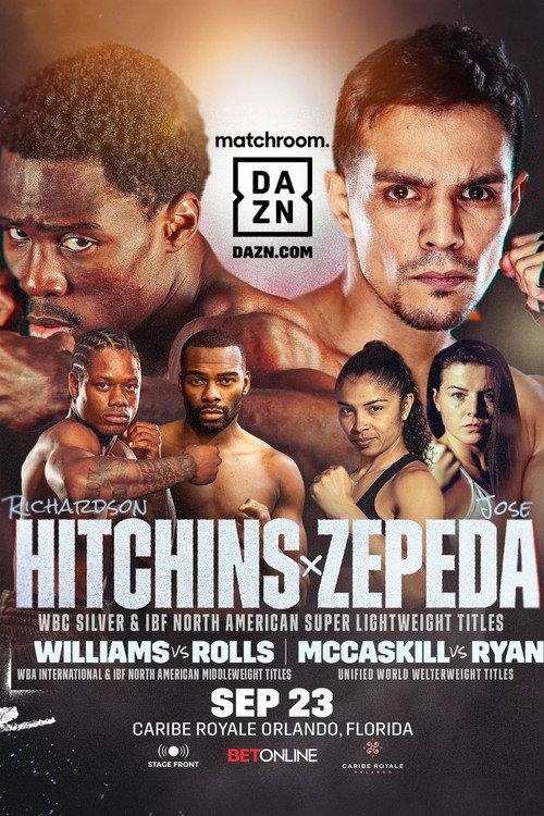 Richardson Hitchins vs. Jose Zepeda 2023 official movie poster