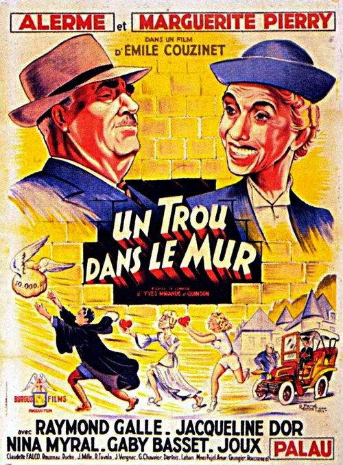Un trou dans le mur 1950 official movie poster
